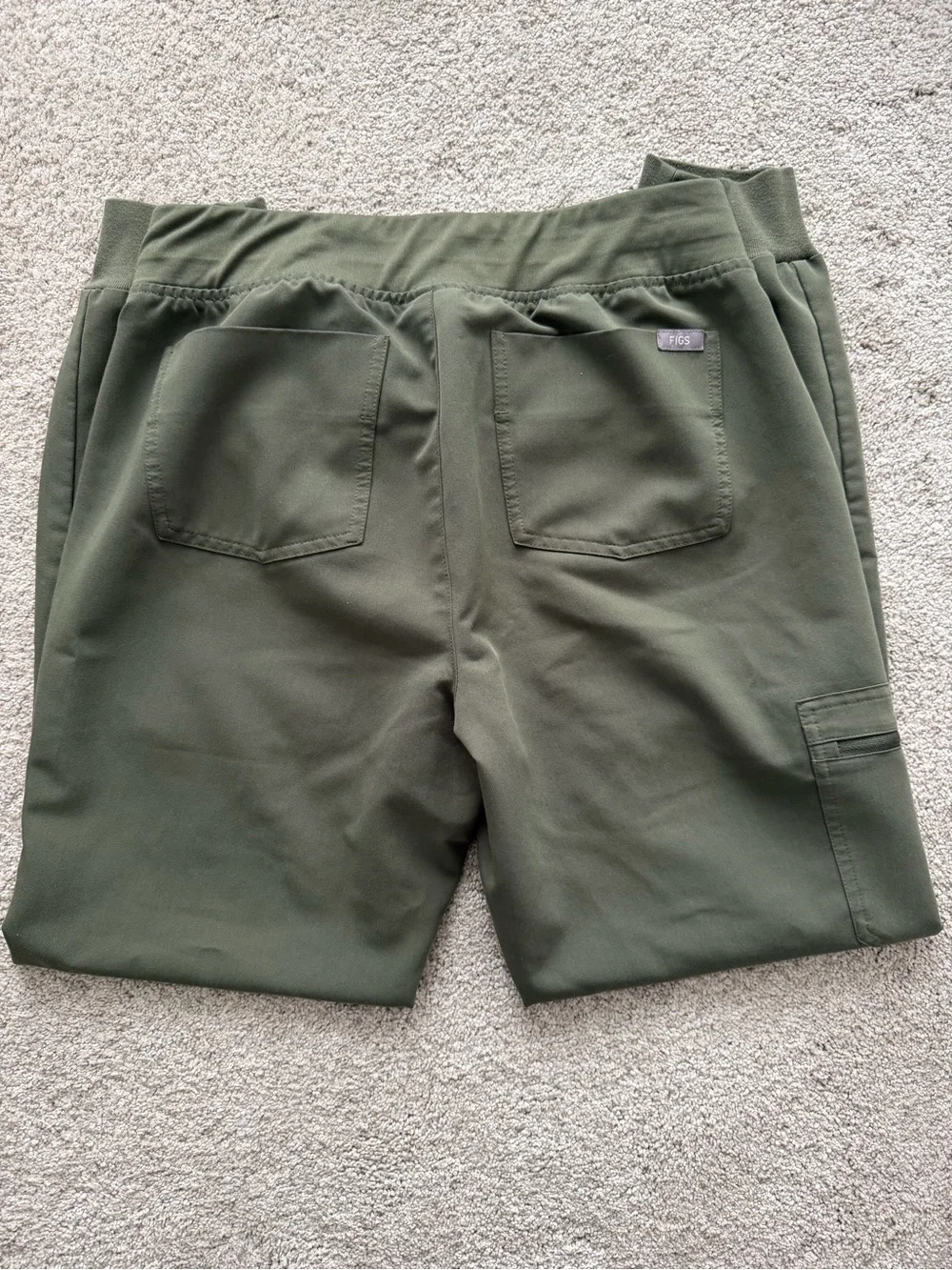 Figs Women's Dark Green Jogger Scrub Pants - Picture 4 of 5